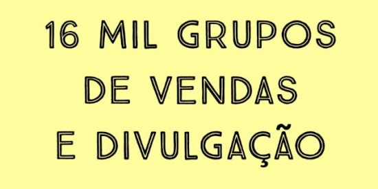 Imagem do grupo de WhatsApp 16mil grupos por 10 reais