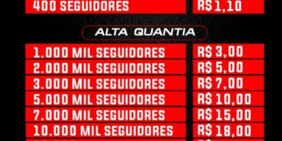 Imagem do grupo de WhatsApp Vendas de seguidores