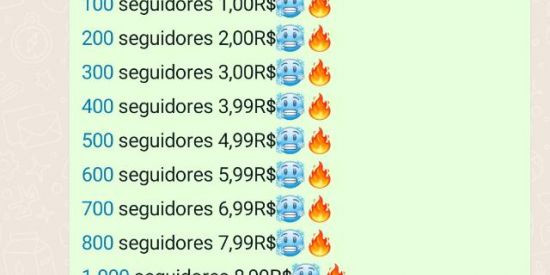 Imagem do grupo de WhatsApp VENDAS DE SEGUIDORES