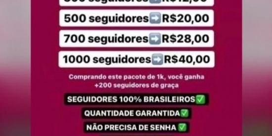 Imagem do grupo de WhatsApp VENDAS DE SEGUIDORES