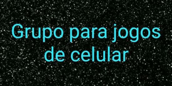Imagem do grupo de WhatsApp grupo de jogos