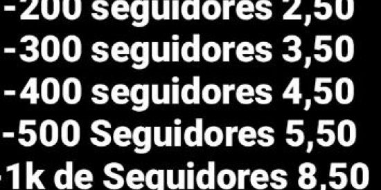 Imagem do grupo de WhatsApp SEGUIDORES NO INSTAGRAM