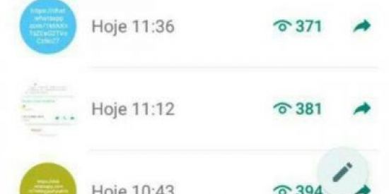 Imagem do grupo de WhatsApp Divulgação status 👀