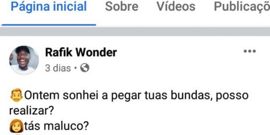 Imagem do grupo de WhatsApp Rafik Wonder Fã clube🤣💔😂🙌🏾