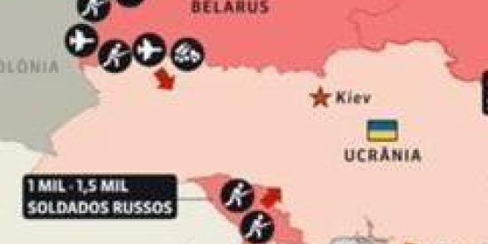 Imagem do grupo de WhatsApp Rússia X Ucrânia