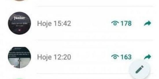 Imagem do grupo de WhatsApp Visualização status🔥