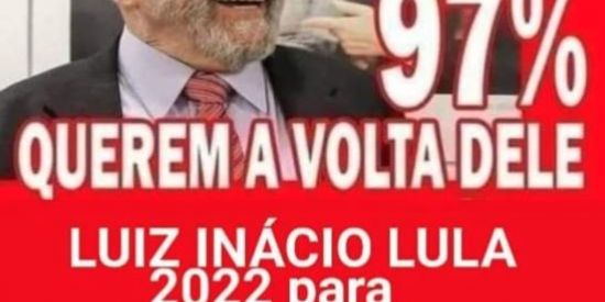 Imagem do grupo de WhatsApp Lula 1 turno são benedito