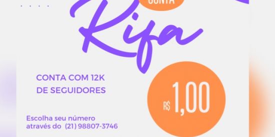 Imagem do grupo de WhatsApp Rifa-conta12k