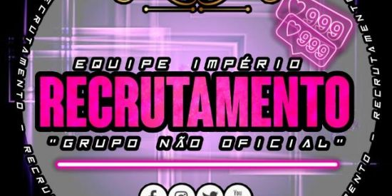 Imagem do grupo de WhatsApp 🖤RECRUTAMENTO EQ.IMPÉRIO🦅