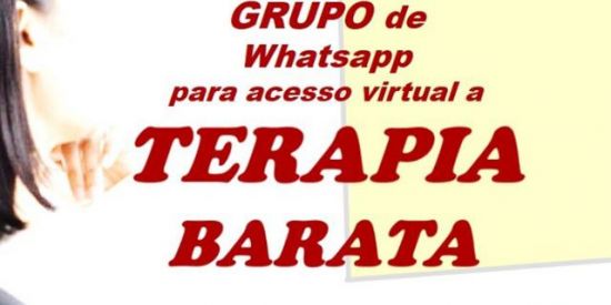 Imagem do grupo de WhatsApp TERAPIA BARATA...!