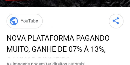 Imagem do grupo de WhatsApp Plataforma que paga