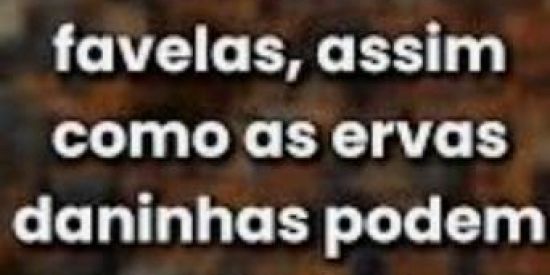 Imagem do grupo de WhatsApp POLÍTICA E FAVELA