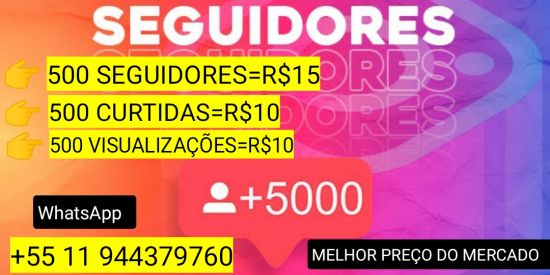 Imagem do grupo de WhatsApp Compra de seguidores