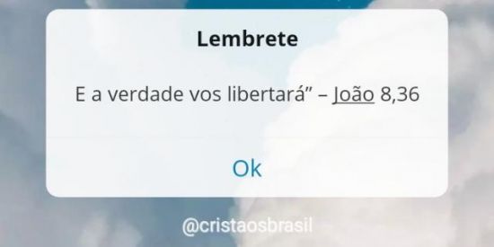 Imagem do grupo de WhatsApp Cristãos Brasil 🇧🇷