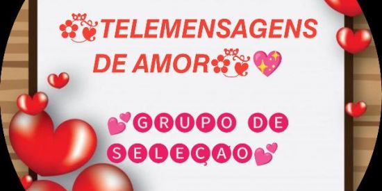 Imagem do grupo de WhatsApp 𝙎𝙀𝙇𝙀ÇÃ𝙊💕✿𝙏𝙀𝙇𝙀𝙈𝙀𝙉𝙎𝘼𝙂𝙀𝙉𝙎💖