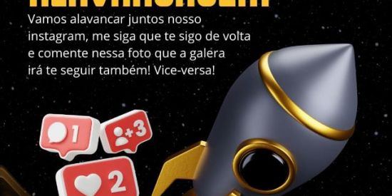 Imagem do grupo de WhatsApp Alavancar Instagram