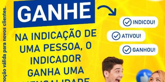 Imagem do grupo de WhatsApp INDIQUE E GANHE CONECTE