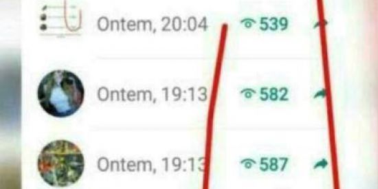 Imagem do grupo de WhatsApp Visualização no status 🚀