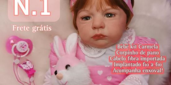 Imagem do grupo de WhatsApp Rifa bebê Reborn NR 1 Kit Carmela