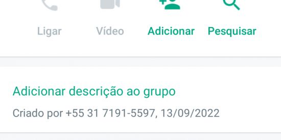 Imagem do grupo de WhatsApp Amizade