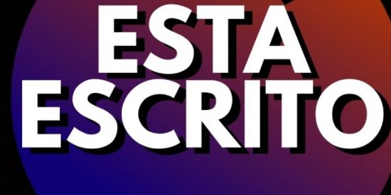 Imagem do grupo de WhatsApp ESTÁ ESCRITO