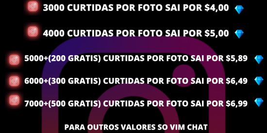 Imagem do grupo de WhatsApp 500 curtidas por foto a 0,59$🥰💰
