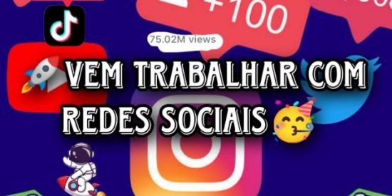 Imagem do grupo de WhatsApp 🚀VEM TRABALHAR COM REDES SOCIAIS🥳