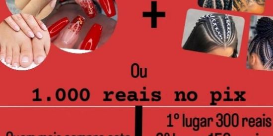 Imagem do grupo de WhatsApp Rifa-se cabelos e unhas🥰☺️