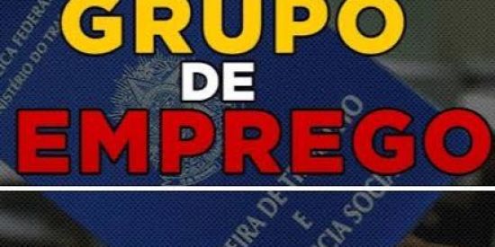 Imagem do grupo de WhatsApp Vagas de emprego e taxas