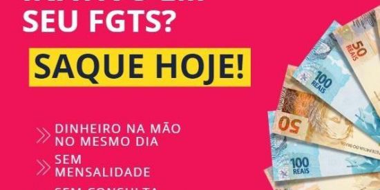 Imagem do grupo de WhatsApp Saque aniversário fgts