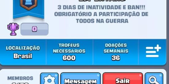 Imagem do grupo de WhatsApp 𝑪𝑳𝑨 𝑬𝑺𝑷𝑬𝑹𝑻𝑨𝑵𝑺🏹