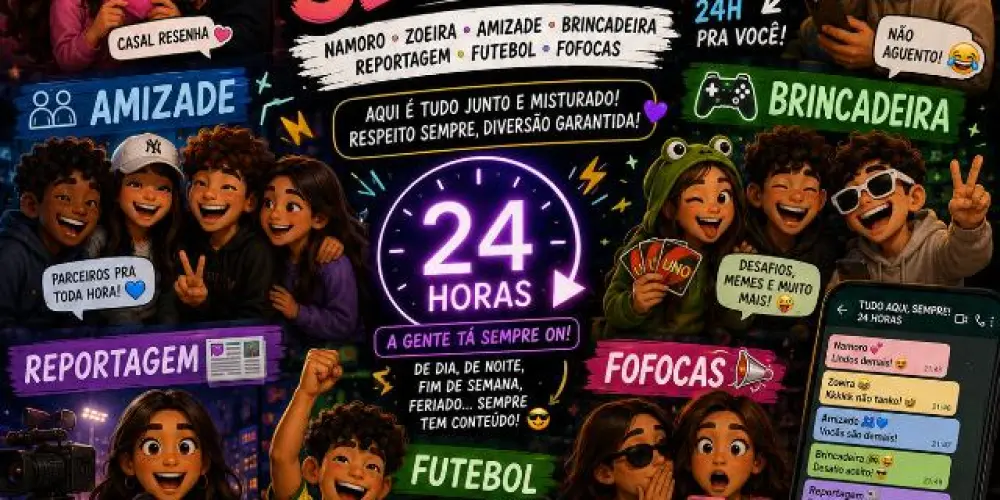 Imagem do grupo de WhatsApp 24h DE CONVERSAS🔥
