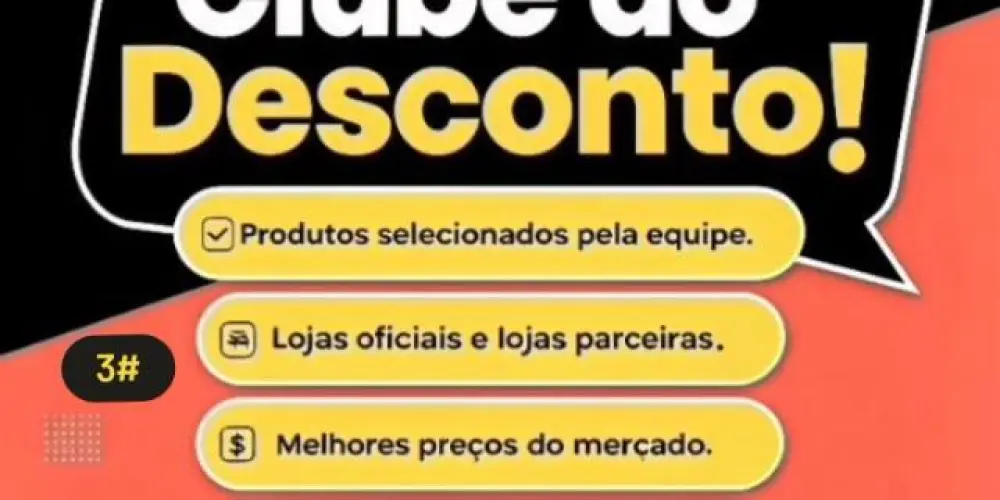 Imagem do grupo de WhatsApp 3# Clube do desconto/ Masculino 😎