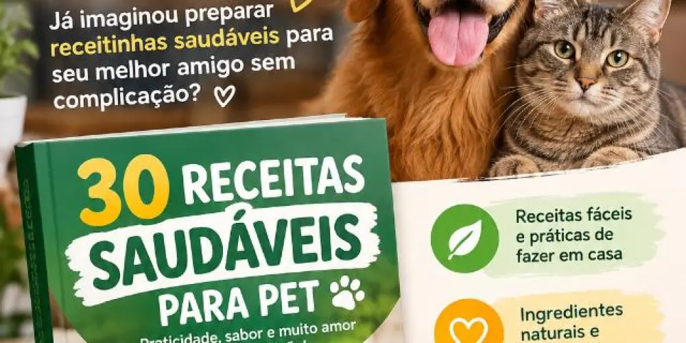 Imagem do grupo de WhatsApp 30 receitas saudáveis para pets
