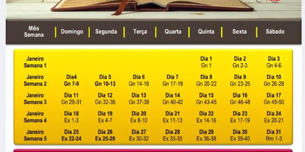 Imagem do grupo de WhatsApp 5° Leitura Bíblia 2026