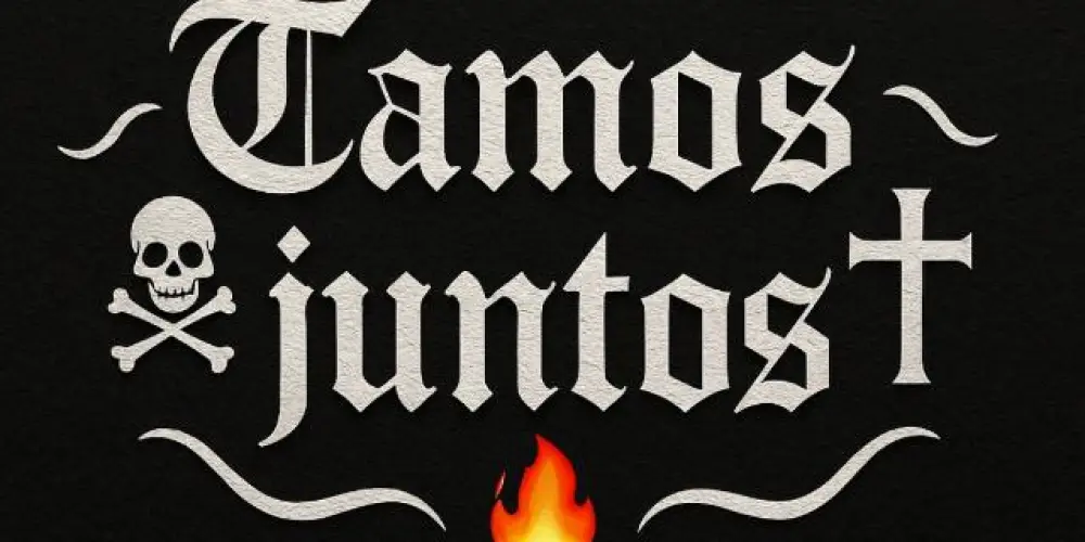 Imagem do grupo de WhatsApp ༆✮⃝☠︎︎𝕋𝕒𝕞𝕠𝕤ﾠ𝕛𝕦𝕟𝕥𝕠𝕤🔥✞