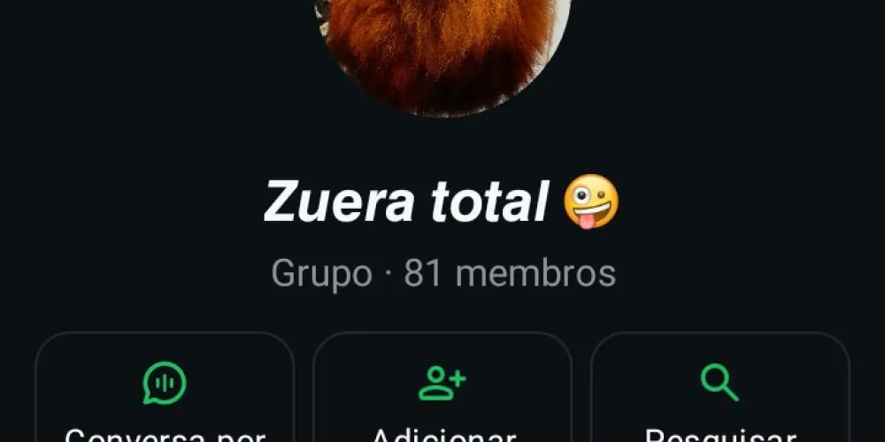 Imagem do grupo de WhatsApp 𝙕𝙪𝙚𝙧𝙖 𝙩𝙤𝙩𝙖𝙡 🤪