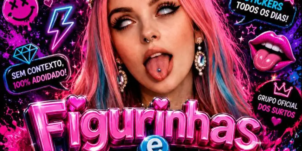 Imagem do grupo de WhatsApp 𝙁𝙞𝙜𝙪𝙧𝙞𝙣𝙝𝙖𝙨 𝙚 𝙎𝙪𝙧𝙩𝙤𝙨😜