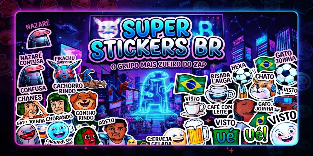 Imagem do grupo de WhatsApp 👽𝐒𝐔𝐏𝐄𝐑 𝐒𝐓𝐈𝐂𝐊𝐄𝐑𝐒 𝐁𝐑 🇧🇷