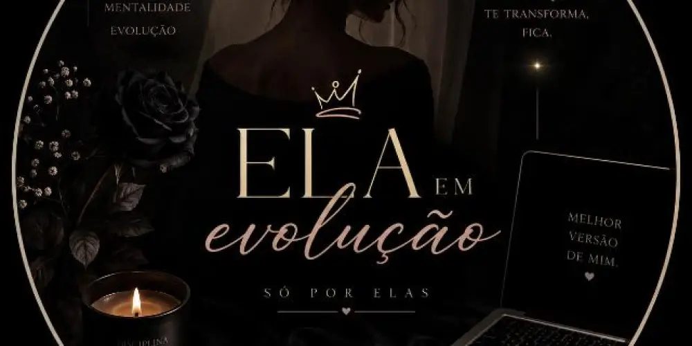 Imagem do grupo de WhatsApp 𝐸𝑙𝑎 𝑒𝑚 𝑒𝑣𝑜𝑙𝑢𝑐̧𝑎̃𝑜✨🕯