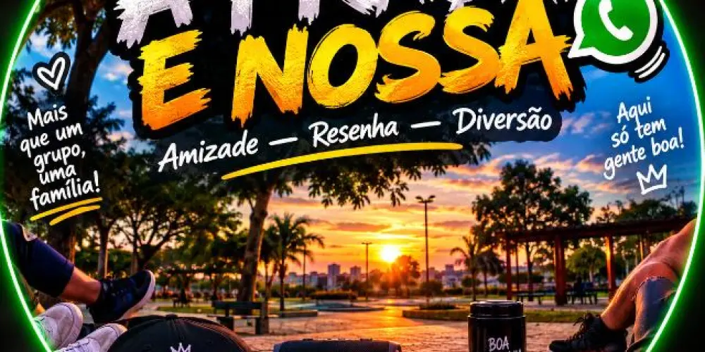 Imagem do grupo de WhatsApp A praça é nossa