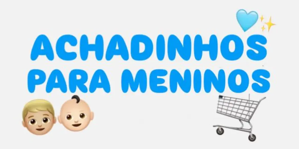Imagem do grupo de WhatsApp Achadinhos para meninos
