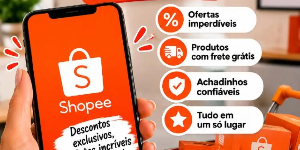 Imagem do grupo de WhatsApp Achadinhos shopee