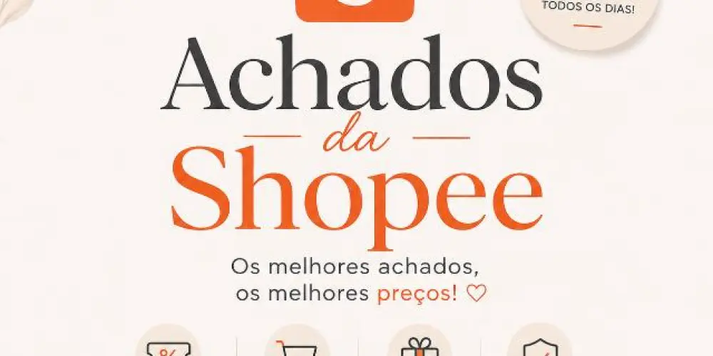 Imagem do grupo de WhatsApp Achados da Shopee | Diversos