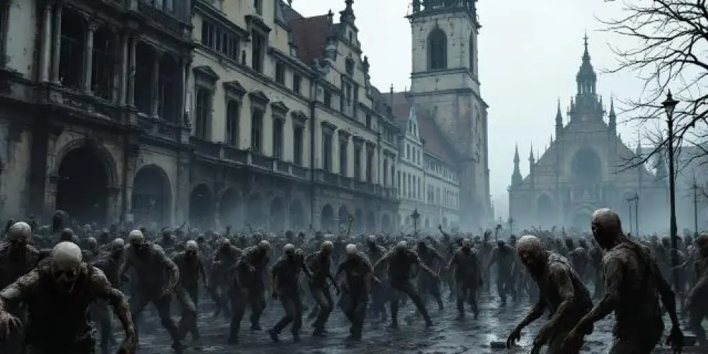 Imagem do grupo de WhatsApp Alexandria zombies