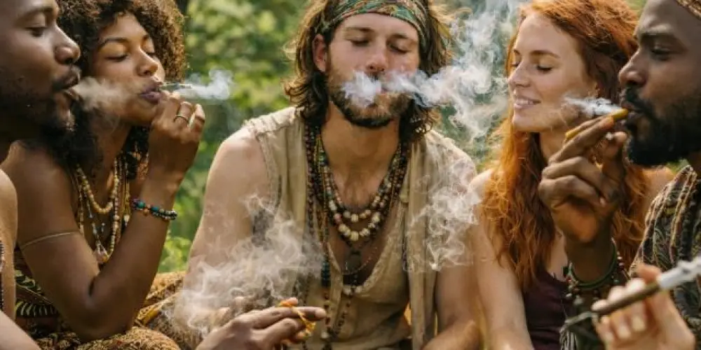 Imagem do grupo de WhatsApp ☮️✌️ Alma Hippie Espírito Livre 💛💚