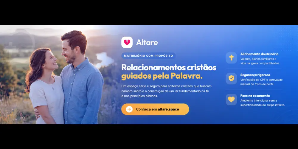 Imagem do grupo de WhatsApp Altare - Relacionamentos Cristãos