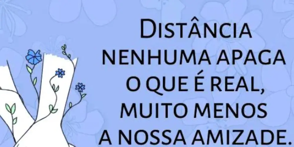 Imagem do grupo de WhatsApp Amigos a distância 😜