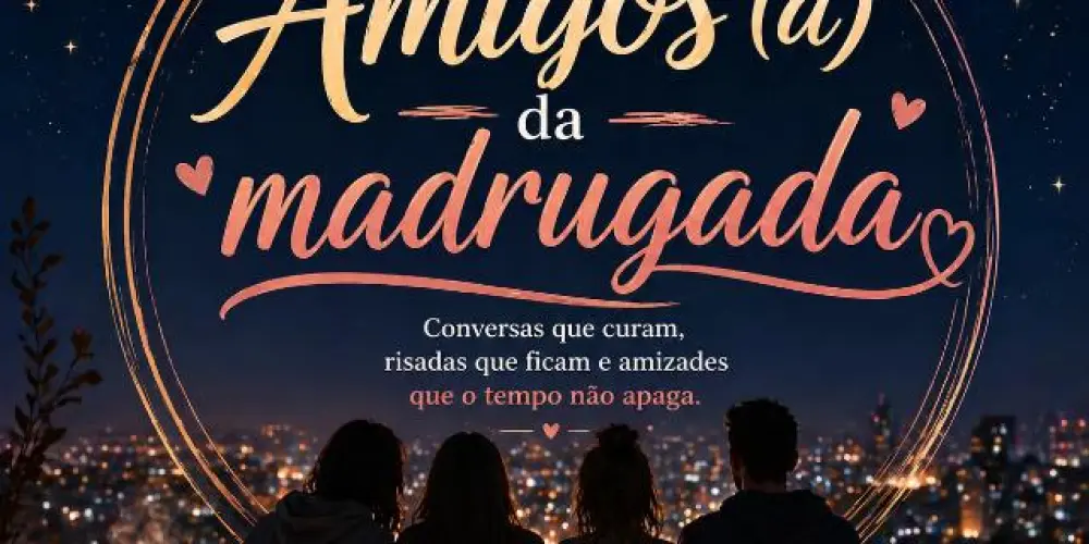 Imagem do grupo de WhatsApp Amigos (as) da Madrugada