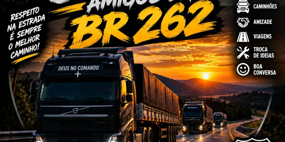 Imagem do grupo de WhatsApp Amigos da BR 262